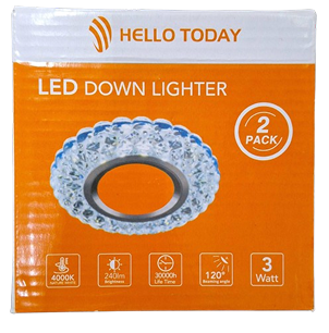 Hello Today 3w LED Down Lights - 2 Pack - Little Tokyo SA