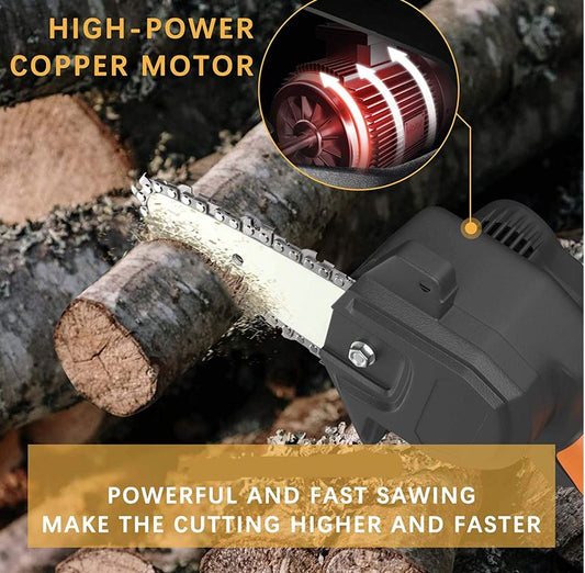 Jiageng JG1086 Electric Chainsaw With Two 24V Lithium Battery 3000Mah - Little Tokyo SA