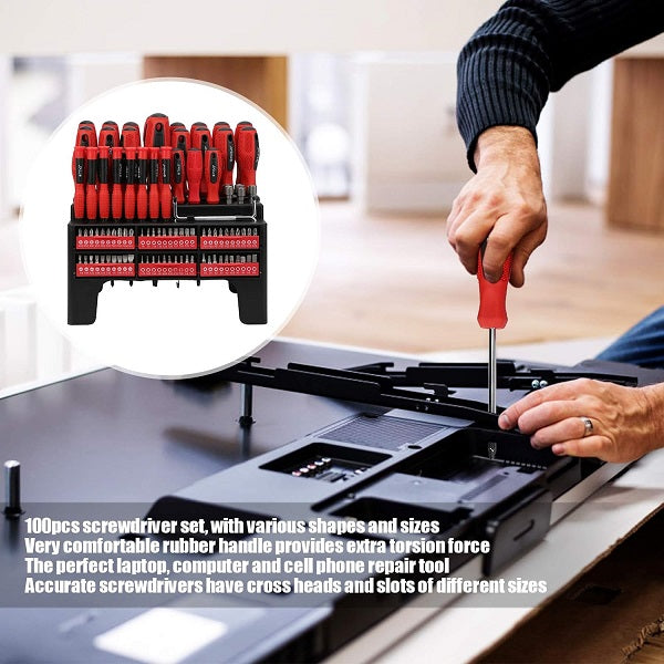 Jiageng JG20375066 Screwdriver And Drill Bit Set 100pcs - Little Tokyo SA