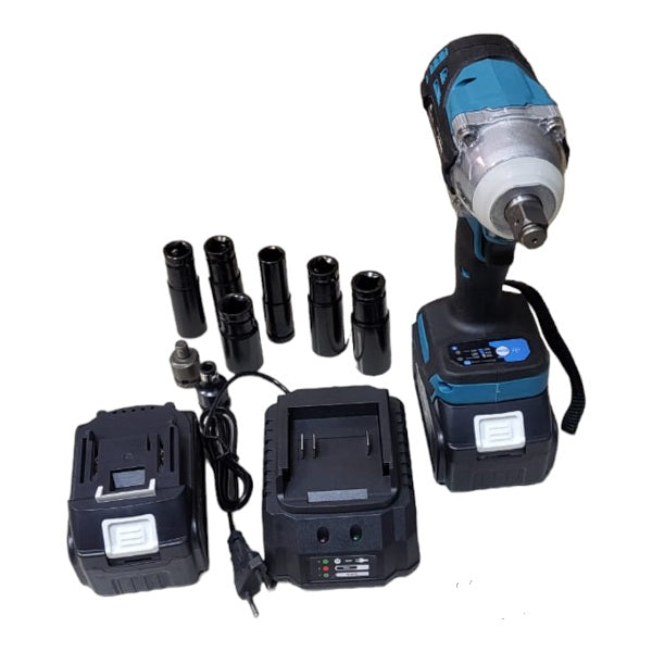 Jiageng JG20375076 Electric Cordless Impact Wrench With Two Batteries 25V 15000Mah - Little Tokyo SA