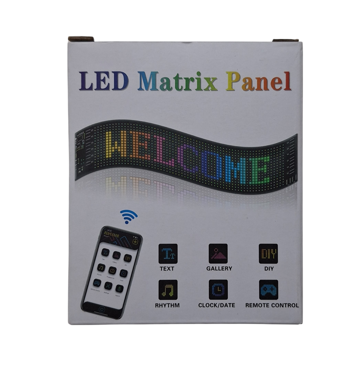 ET LED Matrix Panel displaying vibrant, high-quality visual graphics for impactful LED lighting displays.