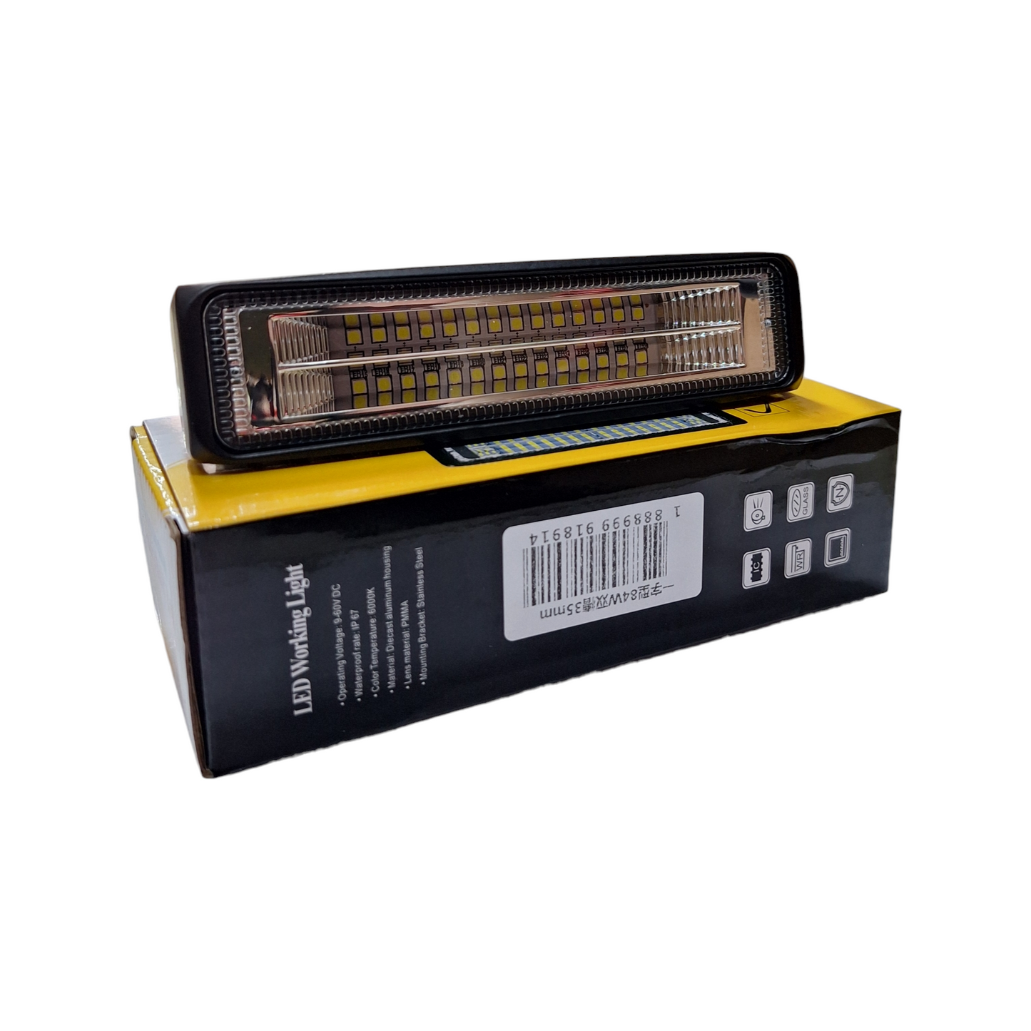 ET 84W 35mm LED vehicle work light, high-performance durable LED work light for vehicles, compact and bright illumination.