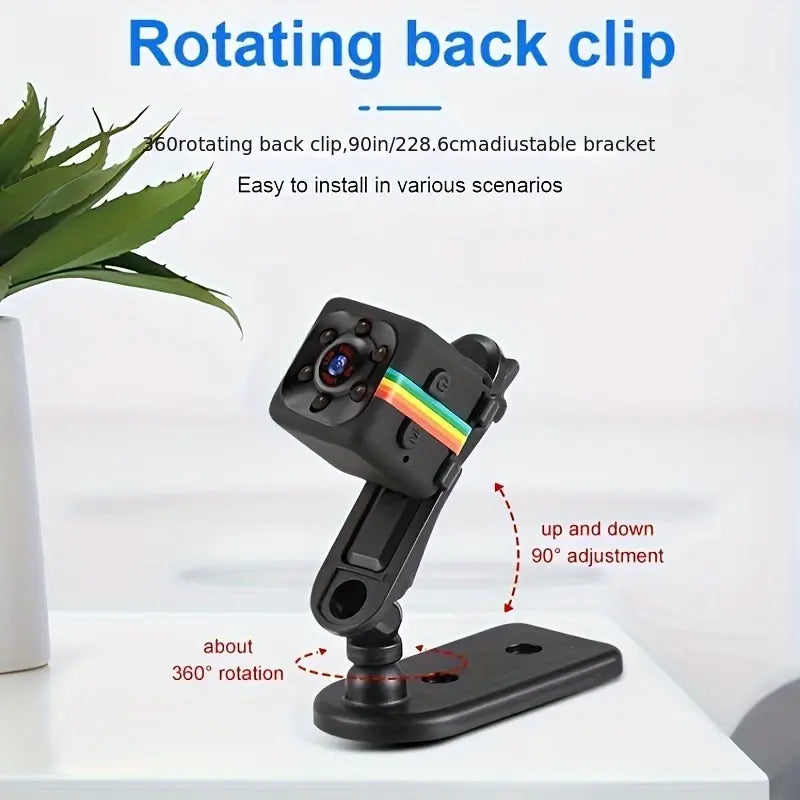 Mini Security Camera, HD Audio and Video Recording, Night Vision Motion Detection - Little Tokyo SA