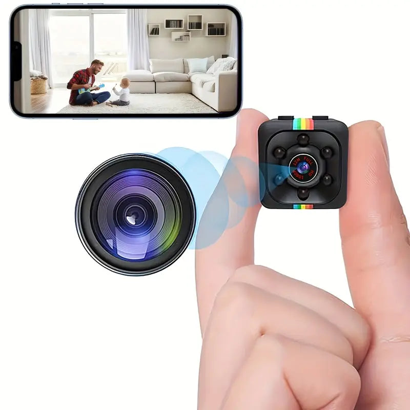 Mini Security Camera, HD Audio and Video Recording, Night Vision Motion Detection - Little Tokyo SA