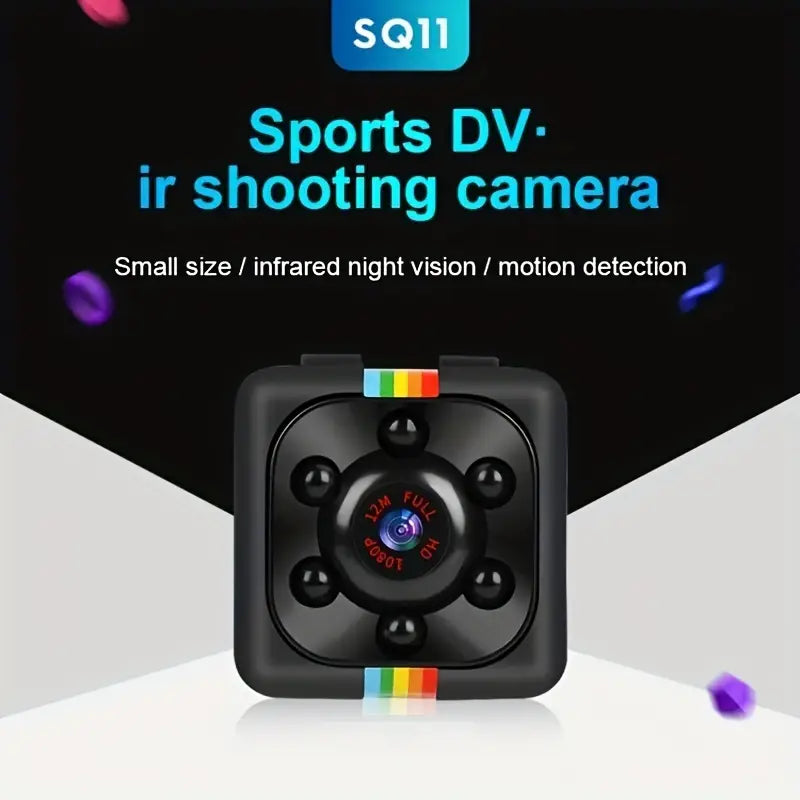 Mini Security Camera, HD Audio and Video Recording, Night Vision Motion Detection - Little Tokyo SA