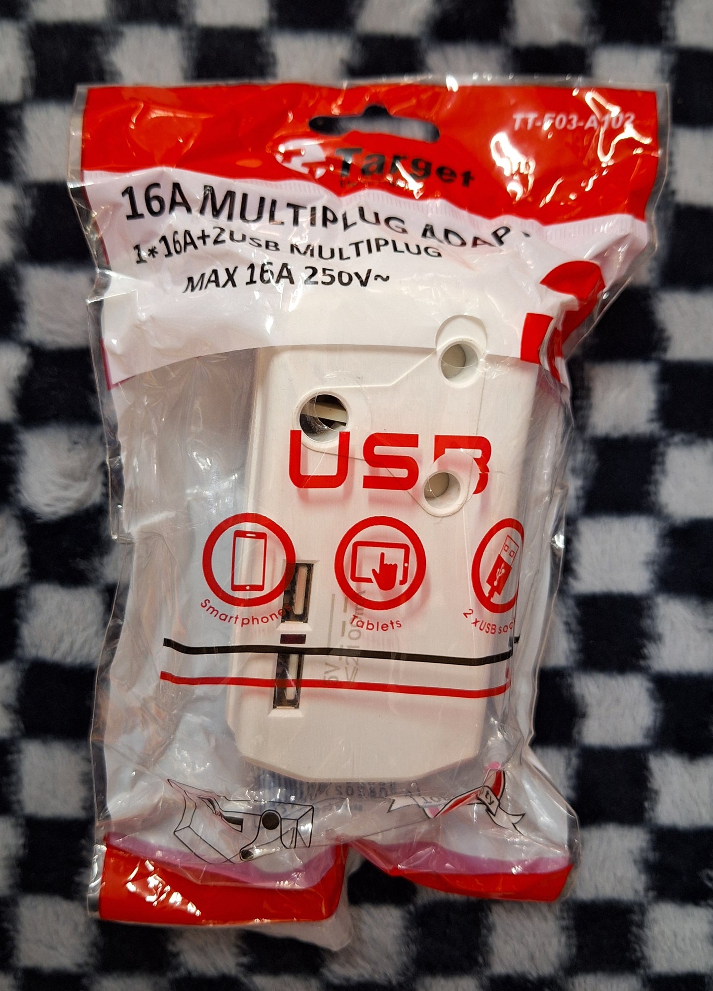 Target Multi-Plug 16A 250V With USB Charging - Little Tokyo SA