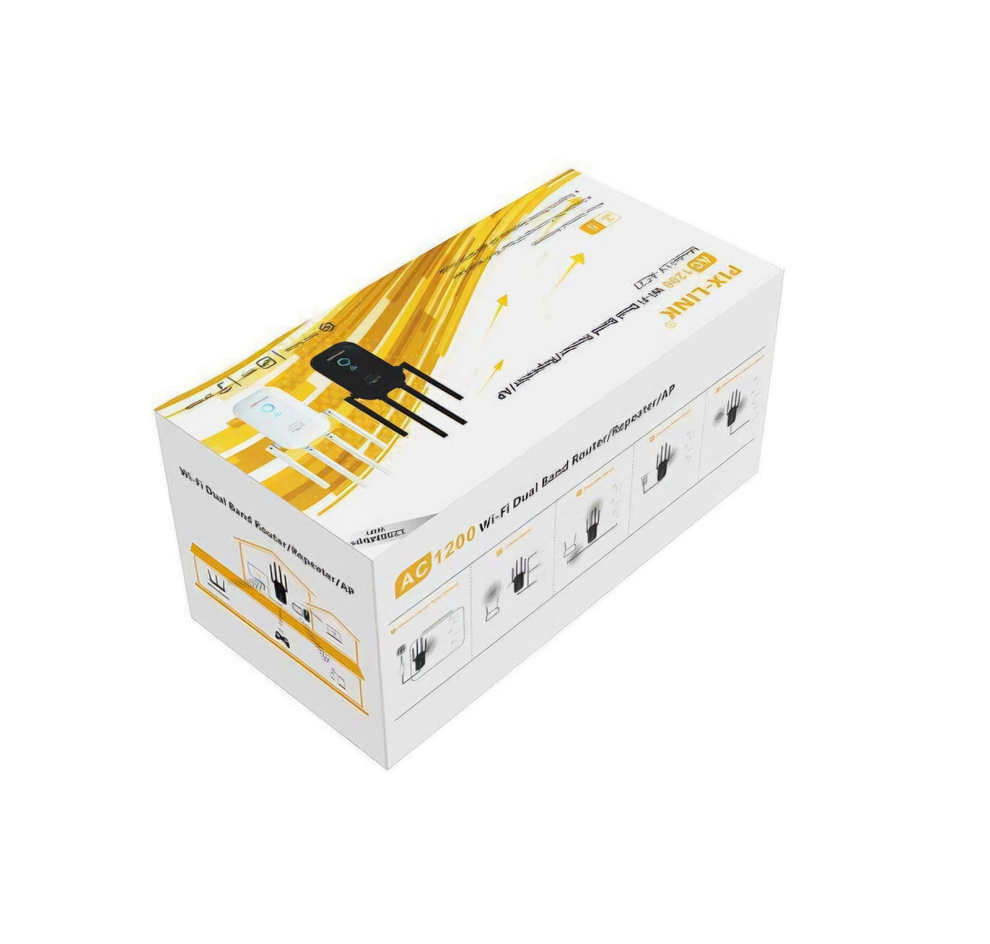 Pix-Link AC1200M Mini Wireless Wifi Router/Repeater/AP, 4 Antenna - Little Tokyo SA