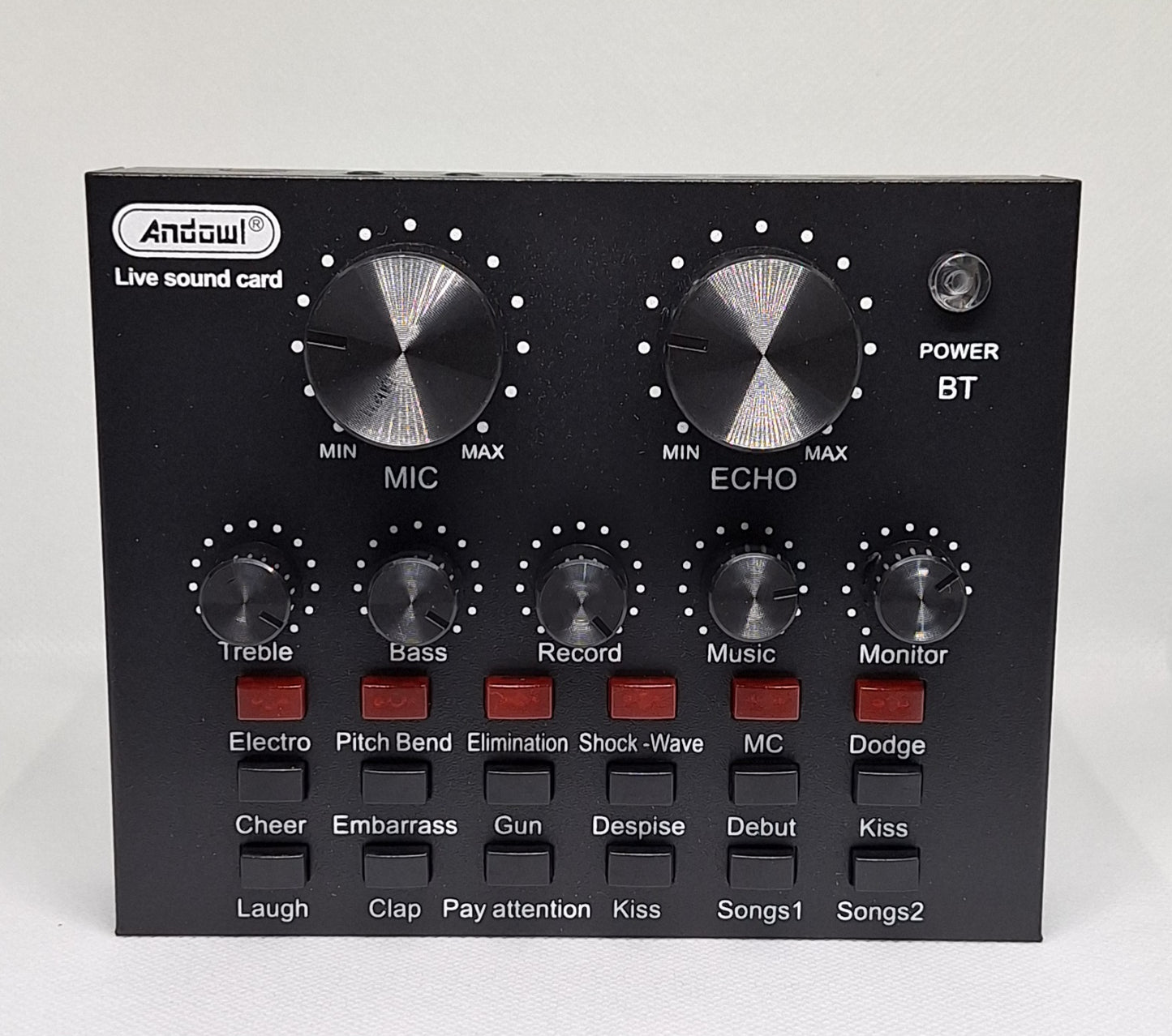 Sound Card for Smart Devices PC Live Sound With Bluetooth - Black - Little Tokyo SA