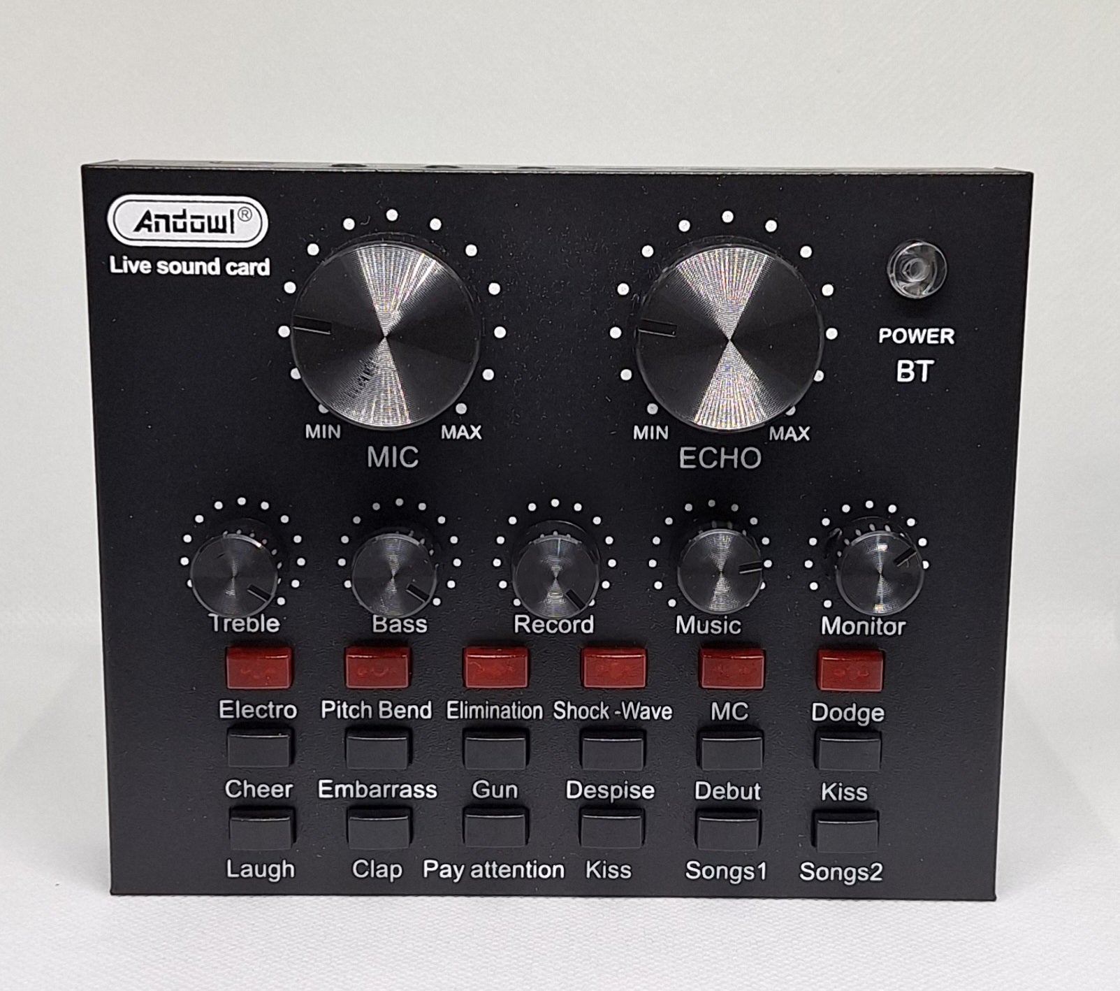 Sound Card for Smart Devices PC Live Sound With Bluetooth - Black - Little Tokyo SA