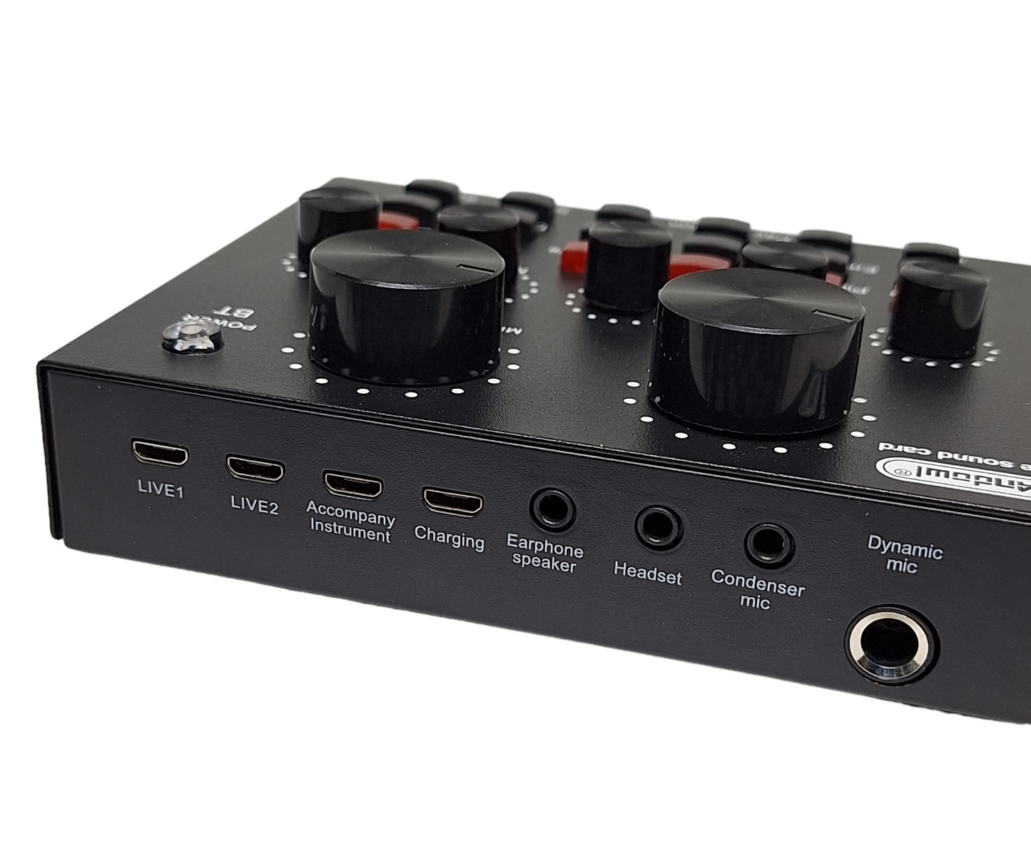 Sound Card for Smart Devices PC Live Sound With Bluetooth - Black - Little Tokyo SA