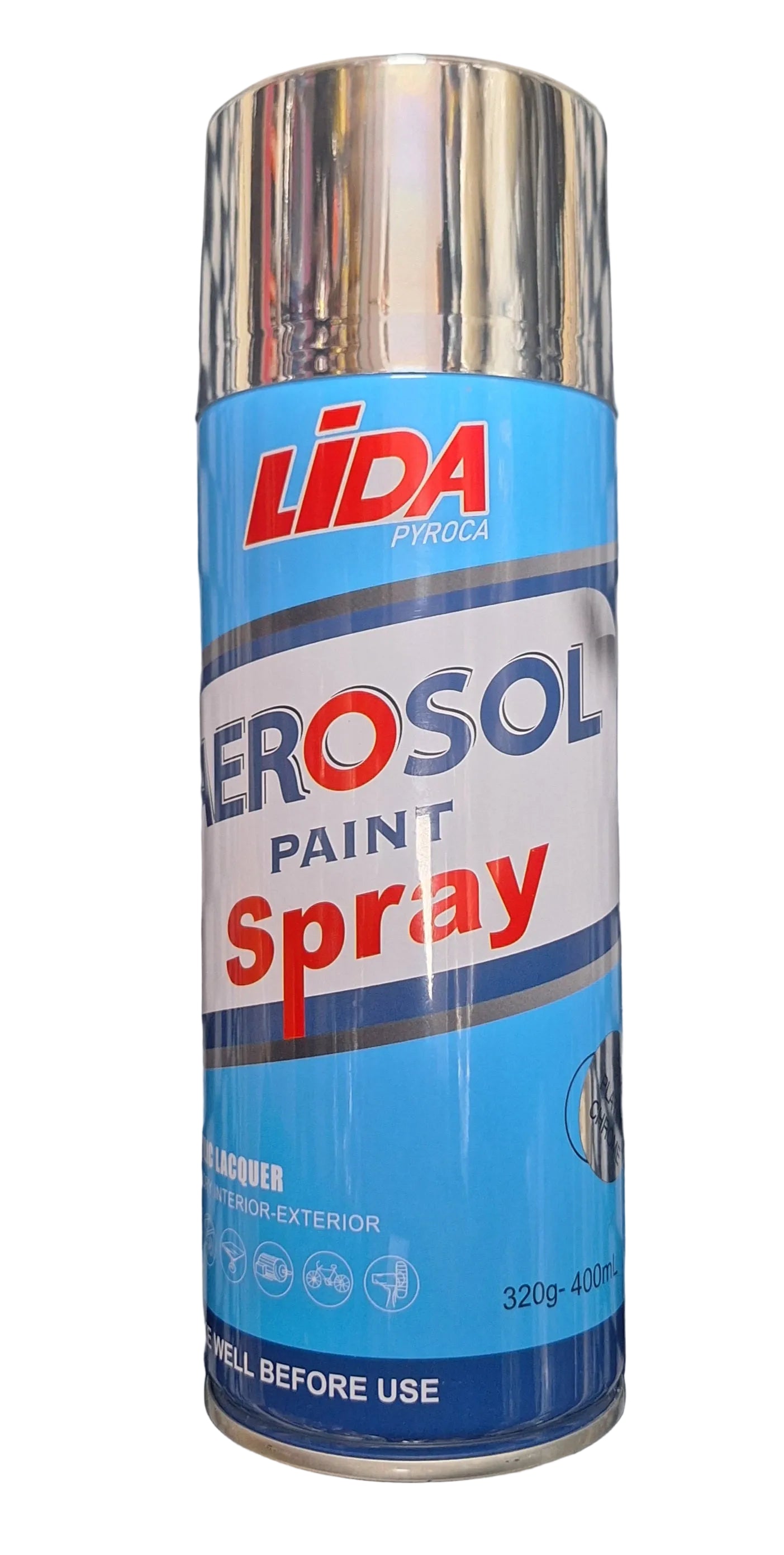 Spray Paint Lida Plating Chrome Spray Paint - 400ml
