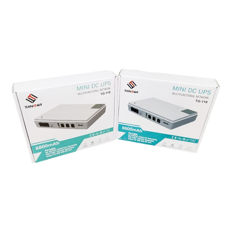 Tangka TG-119 Mini DC 8800maH UPS Battery Backup For Router And Support POE 1018P - Little Tokyo SA
