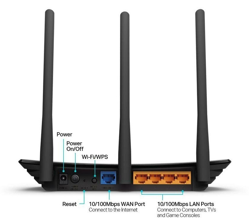 TL-WR940N TP-Link 450mbps Wireless Wifi Router - Little Tokyo SA