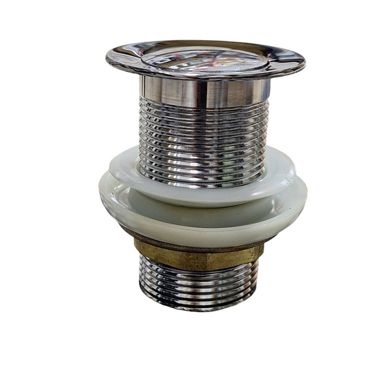 Unslotted Basin Waste - Shiny Sliver - 39mm 11/4 - Little Tokyo SA