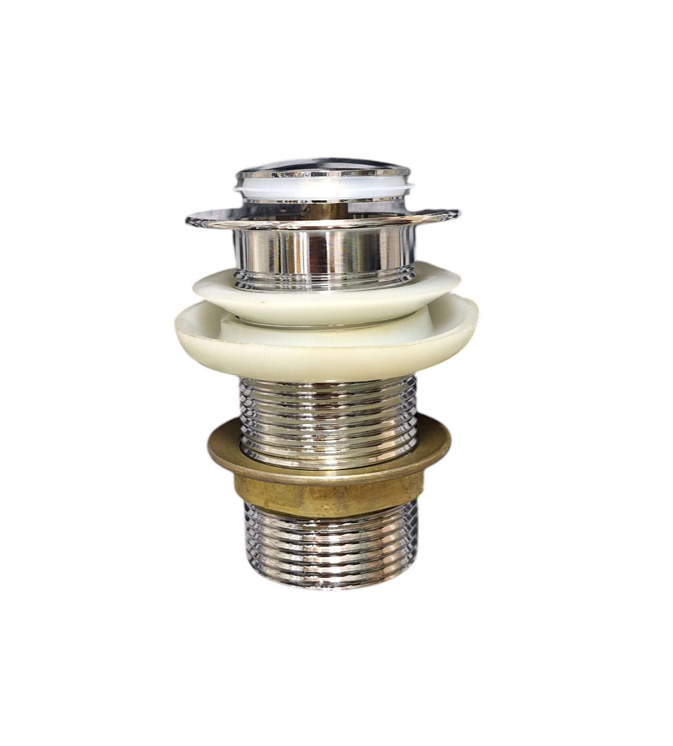 Unslotted Basin Waste - Shiny Sliver - 39mm 11/4 - Little Tokyo SA