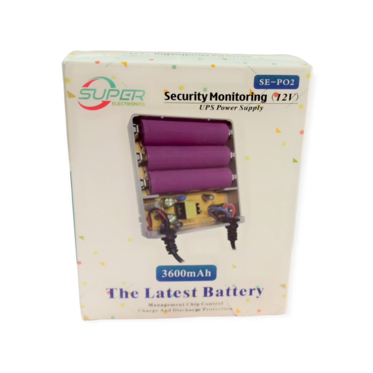 SE-P02 UPS Power Supply 3600MAH Battery 12V - Little Tokyo SA