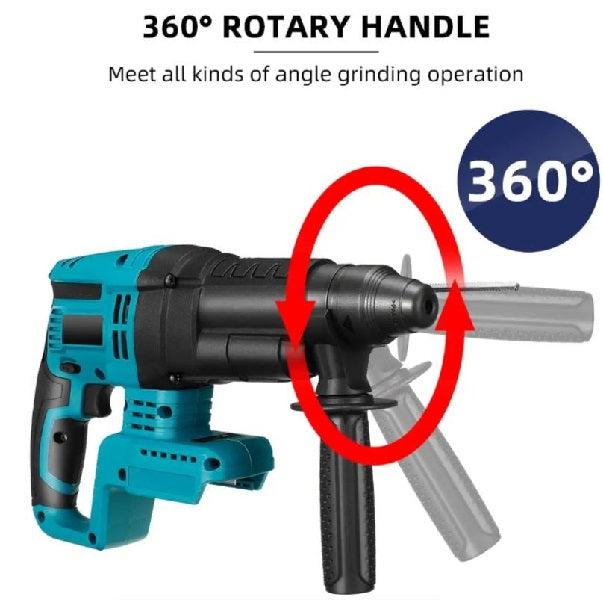 XF0818 Set Of Impact Wrench,Angle Grinder,Hammer Drill, Electric Drill With 2 48V Batteries - Little Tokyo SA