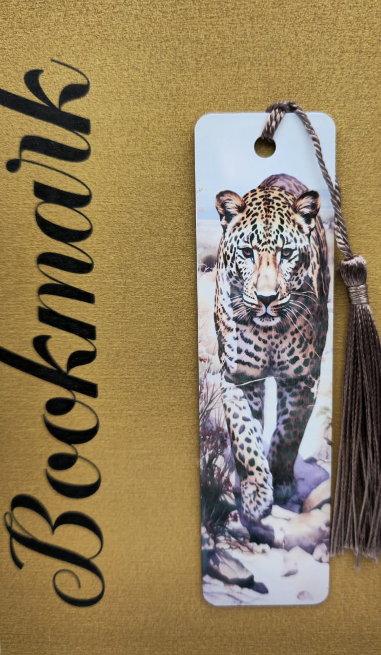 Wildlife Metal Bookmark - 12cm x 3cm printed one side - Little Tokyo SA