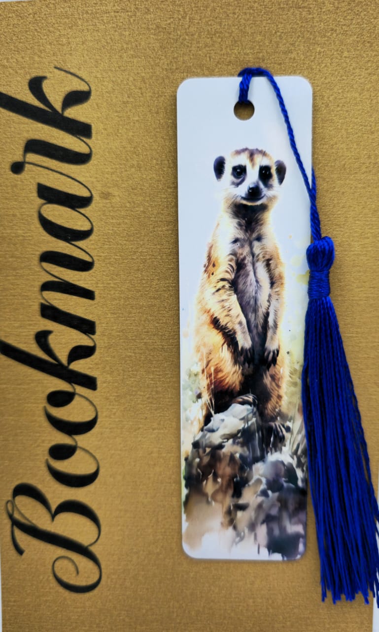 Wildlife Metal Bookmark - 12cm x 3cm printed one side - Little Tokyo SA