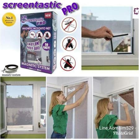 Screentastic Pro Magnetic Mosquito Net - 1.5m x 1.8m