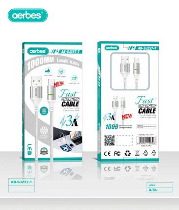 AB-SJ237-T Aerbes 1M 3A Type C Cable