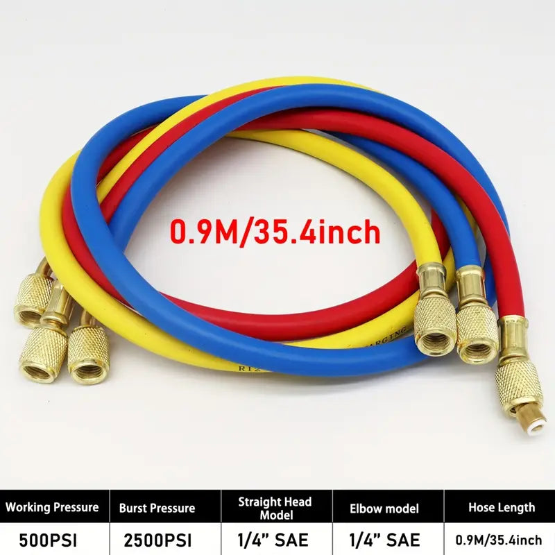 1 Set AC Refrigerant Gauge Set for R134a, R12, R22, R502 - Little Tokyo SA