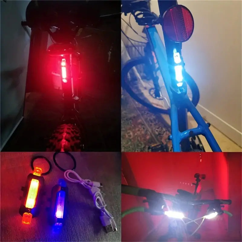 USB Rechargeable LED Bike Tail Light - Little Tokyo SA