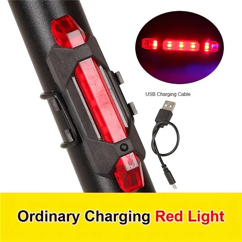 USB Rechargeable LED Bike Tail Light - Little Tokyo SA