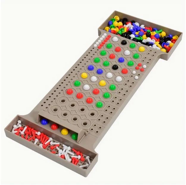 Children’s educational puzzle board game by Temu featuring colorful science and learning-themed pieces for kids.
