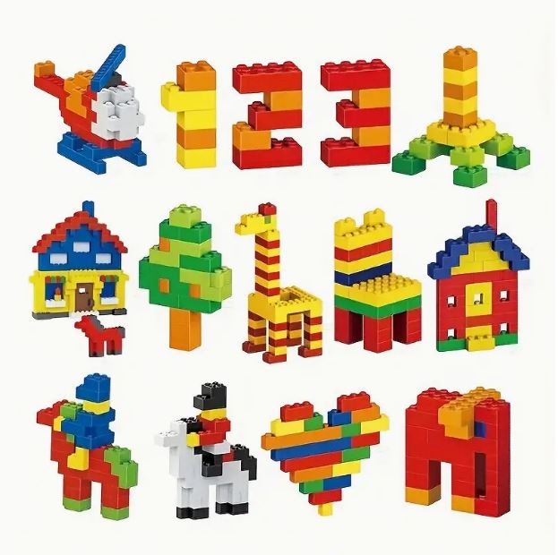 500pc Educational Building Blocks Kit - Little Tokyo SA