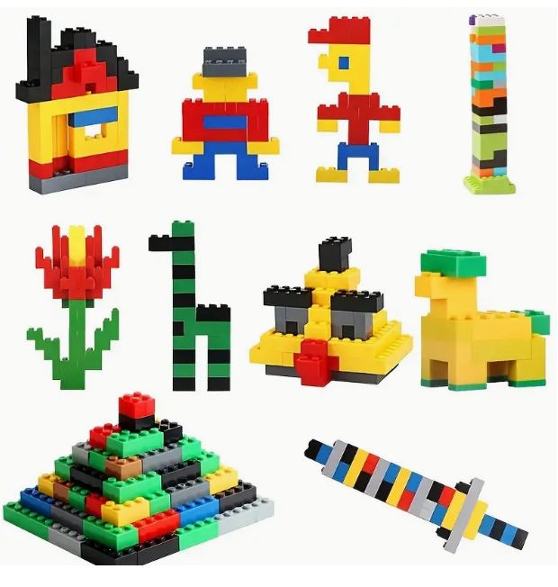 500pc Educational Building Blocks Kit - Little Tokyo SA