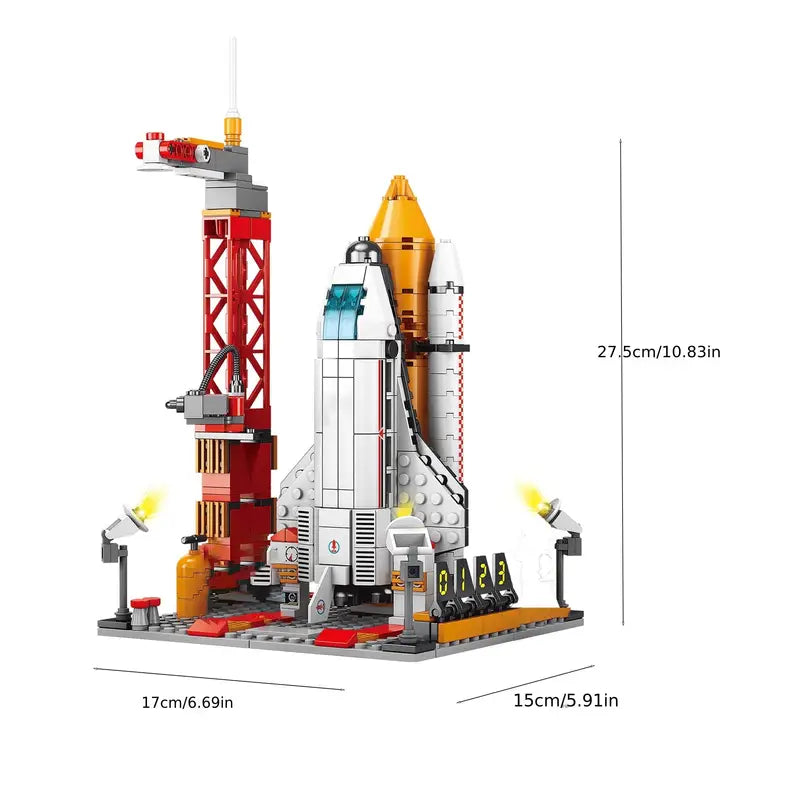 Space Shuttle Rocket Model Toys, Building Block Toys, Children's Diy Building Toys - Little Tokyo SA