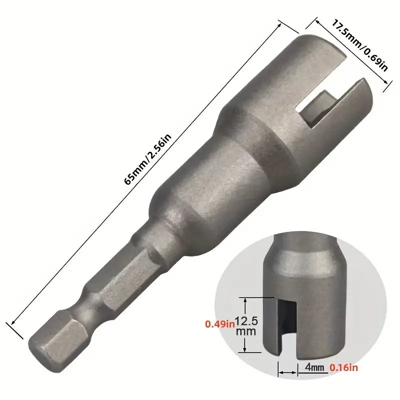 Set of three Temu carbon steel butterfly slotted bolt socket wrenches with butterfly-shaped heads for tightening and loosening bolts.