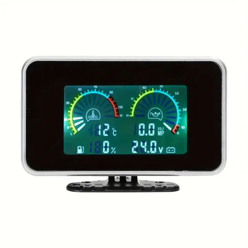 1pc Universal 4-in-1 Digital Car Dashboard Gauge - Little Tokyo SA