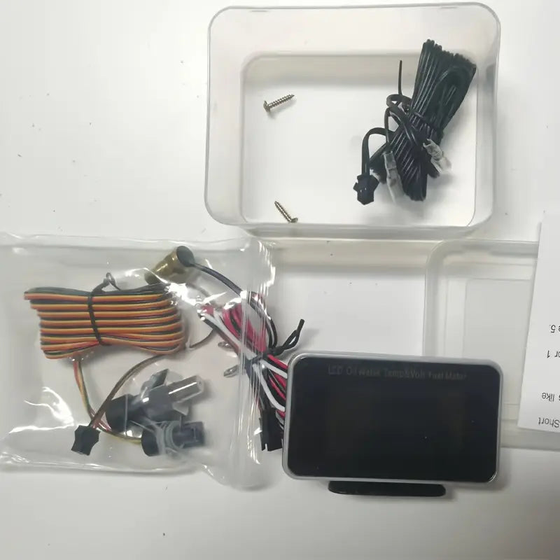 1pc Universal 4-in-1 Digital Car Dashboard Gauge - Little Tokyo SA