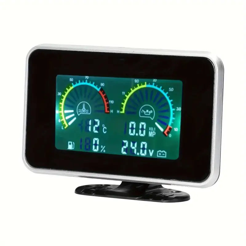 1pc Universal 4-in-1 Digital Car Dashboard Gauge - Little Tokyo SA