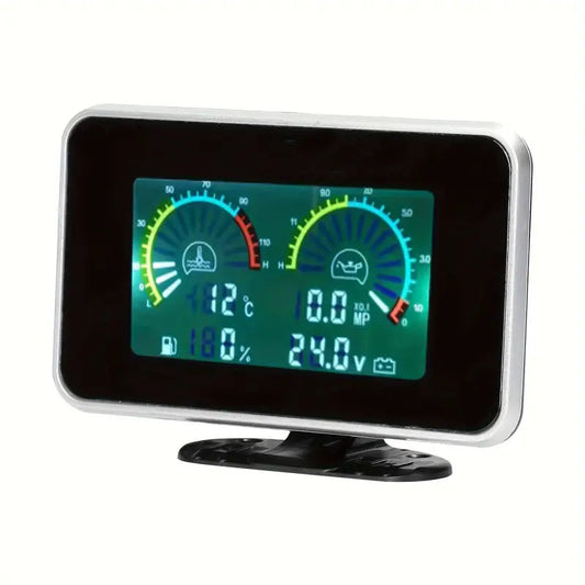 1pc Universal 4-in-1 Digital Car Dashboard Gauge - Little Tokyo SA