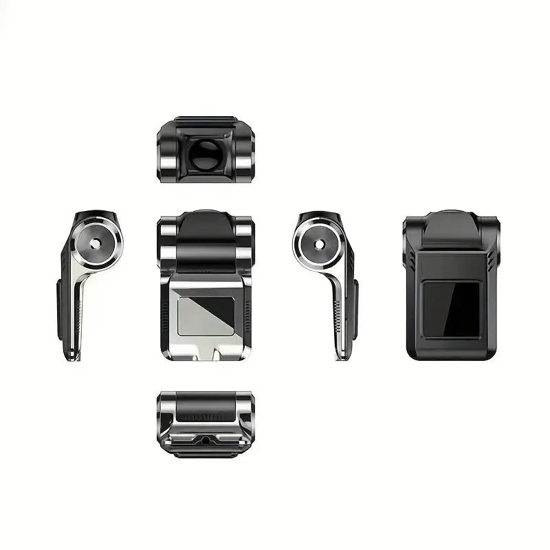 Temu 720P HD on-dash car DVR camera installed in a vehicle, recording footage for car security and driving safety.
