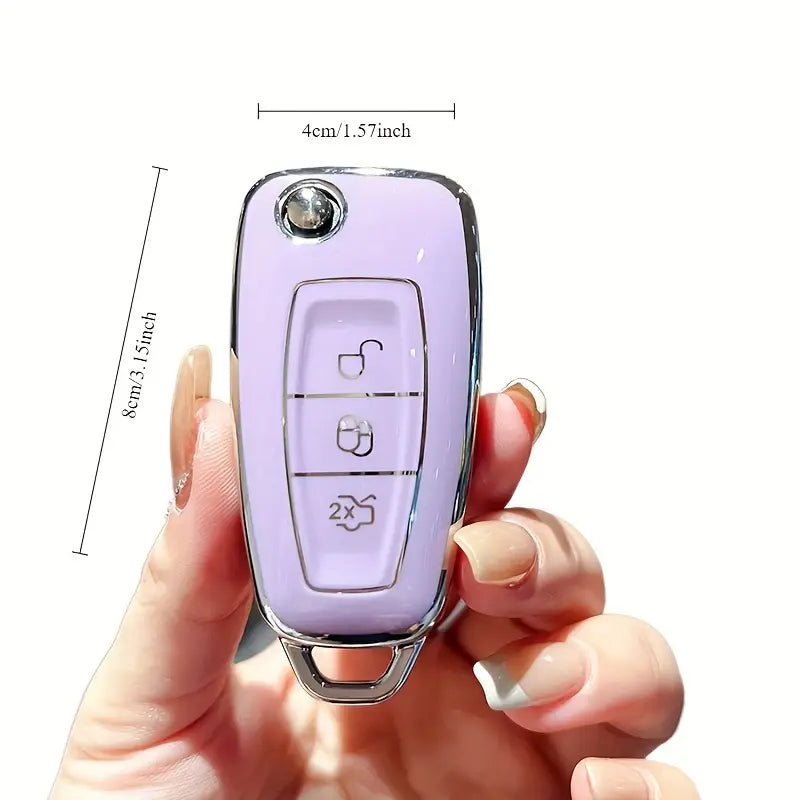 Stylish TPU Car Key Case Cover for FORD vehicles - Little Tokyo SA