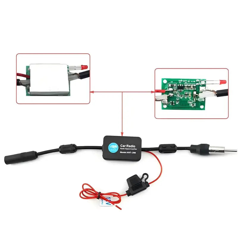12V FM Radio Signal Amplifier for Cars - Little Tokyo SA