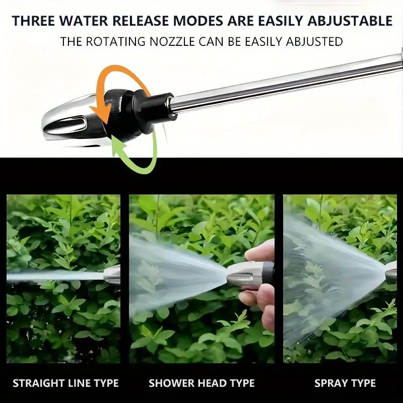 Temu high-pressure car wash spray gun with foam tank set, showing adjustable nozzle and ergonomic handle for effective cleaning.