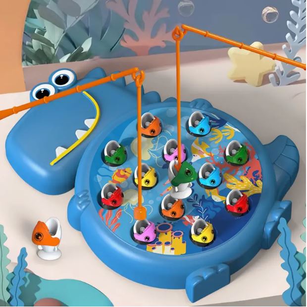 Dinosaur Magnetic Fishing Plate Toy - Little Tokyo SA