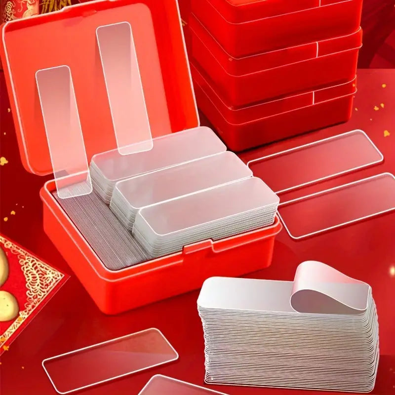 Temu 2Box/120pcs multifunctional double-sided adhesive tape rolls, versatile for craft, home, and office uses.