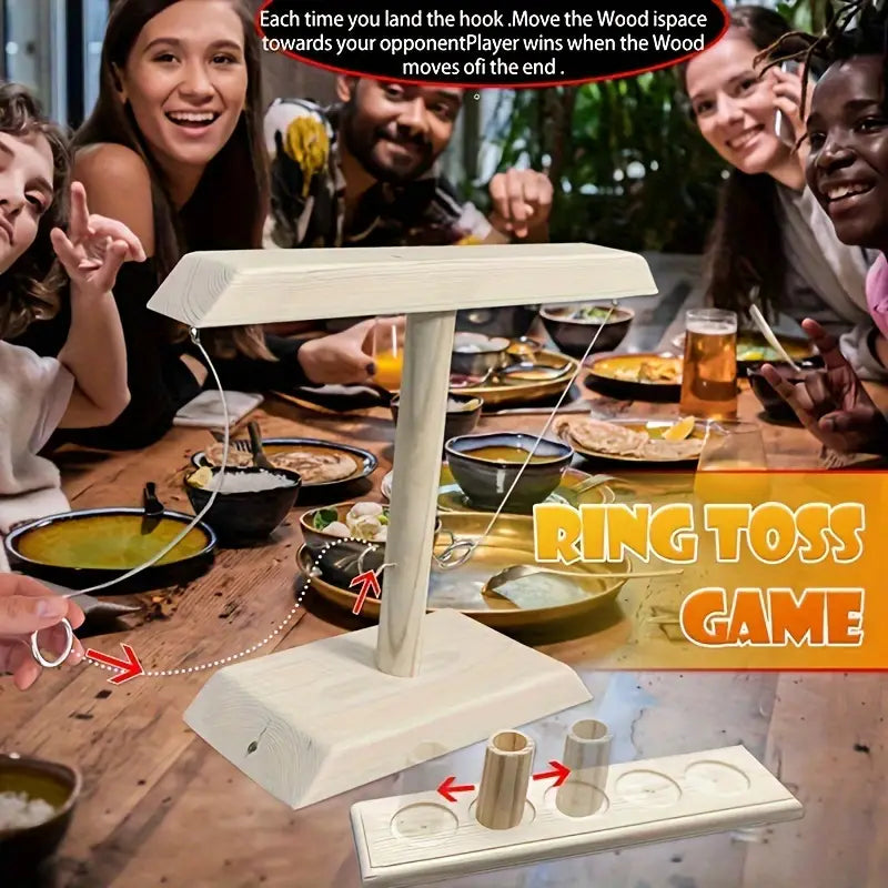 1pc Wooden Ring Toss Drinking Game - Little Tokyo SA