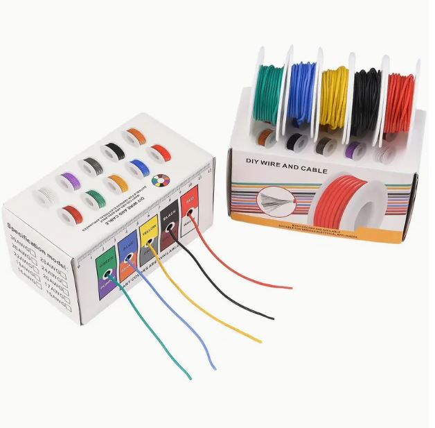 1 Set 24 AWG Stranded Electrical Wire 24 Gauge Tinned Copper - Little Tokyo SA