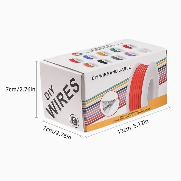 1 Set 24 AWG Stranded Electrical Wire 24 Gauge Tinned Copper - Little Tokyo SA
