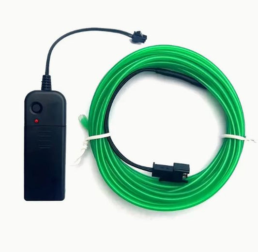 1set 3m/9.84ft Bright Neon Electroluminescent Light Strip - Green - Little Tokyo SA