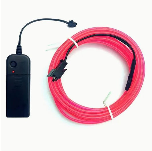 1set 3m/9.84ft Bright Neon Electroluminescent Light Strip - Pink - Little Tokyo SA