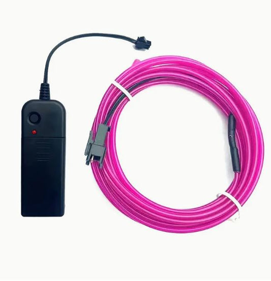1set 3m/9.84ft Bright Neon Electroluminescent Light Strip - Purple - Little Tokyo SA