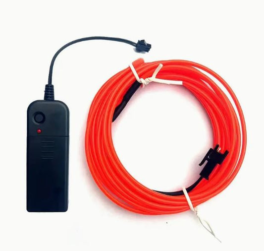 1set 3m/9.84ft Bright Neon Electroluminescent Light Strip - Red - Little Tokyo SA